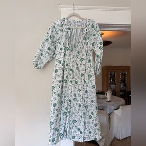 Brunch midi dress in meadow floral